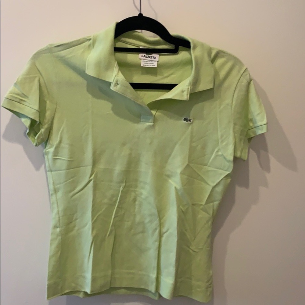Light Green Classic Lacoste Polo
